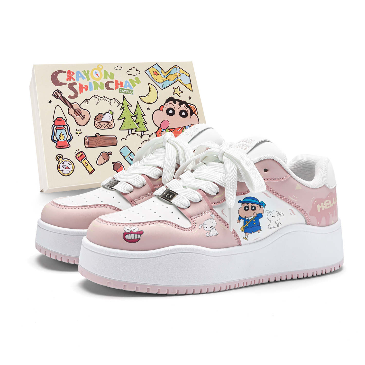 Crayon Shinchan Лоу-топ скейтборд кроссовки унисекс пыльно-розовые, цвет Dusty Pink
Crayon Shinchan Лоу-топ скейтборд кроссовки унисекс пыльно-розовые, цвет Dusty Pink