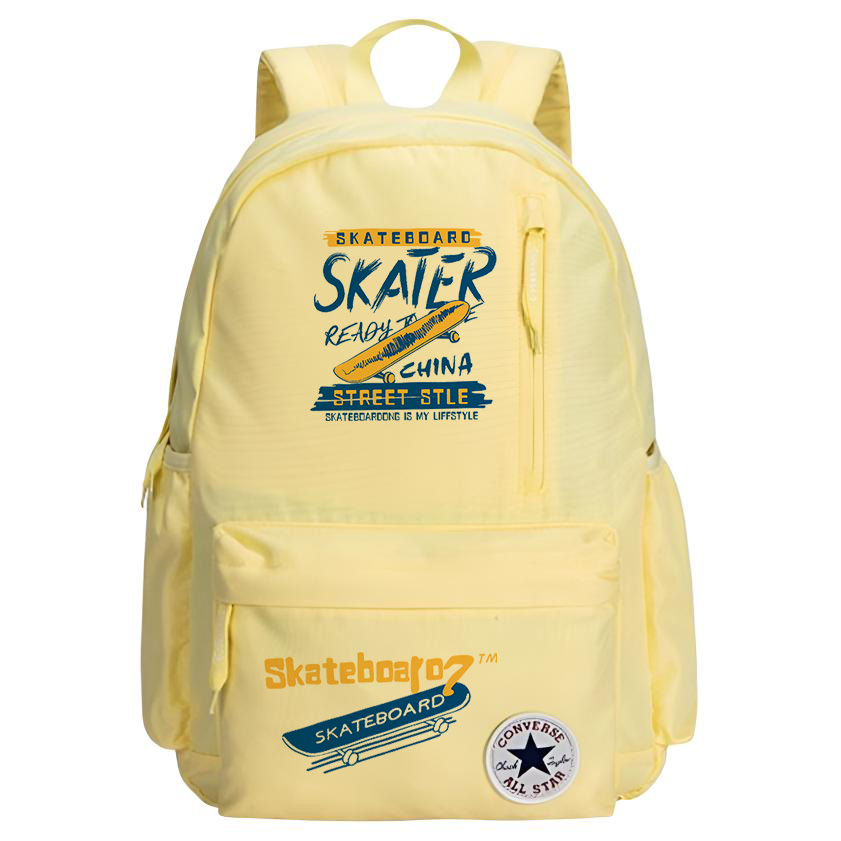 Converse Полиэстеровый рюкзак среднего размера унисекс с термопереносом цвета гусиное яйцо, Street Skateboard
Converse Полиэстеровый рюкзак среднего размера унисекс с термопереносом цвета гусиное яйцо, Street Skateboard