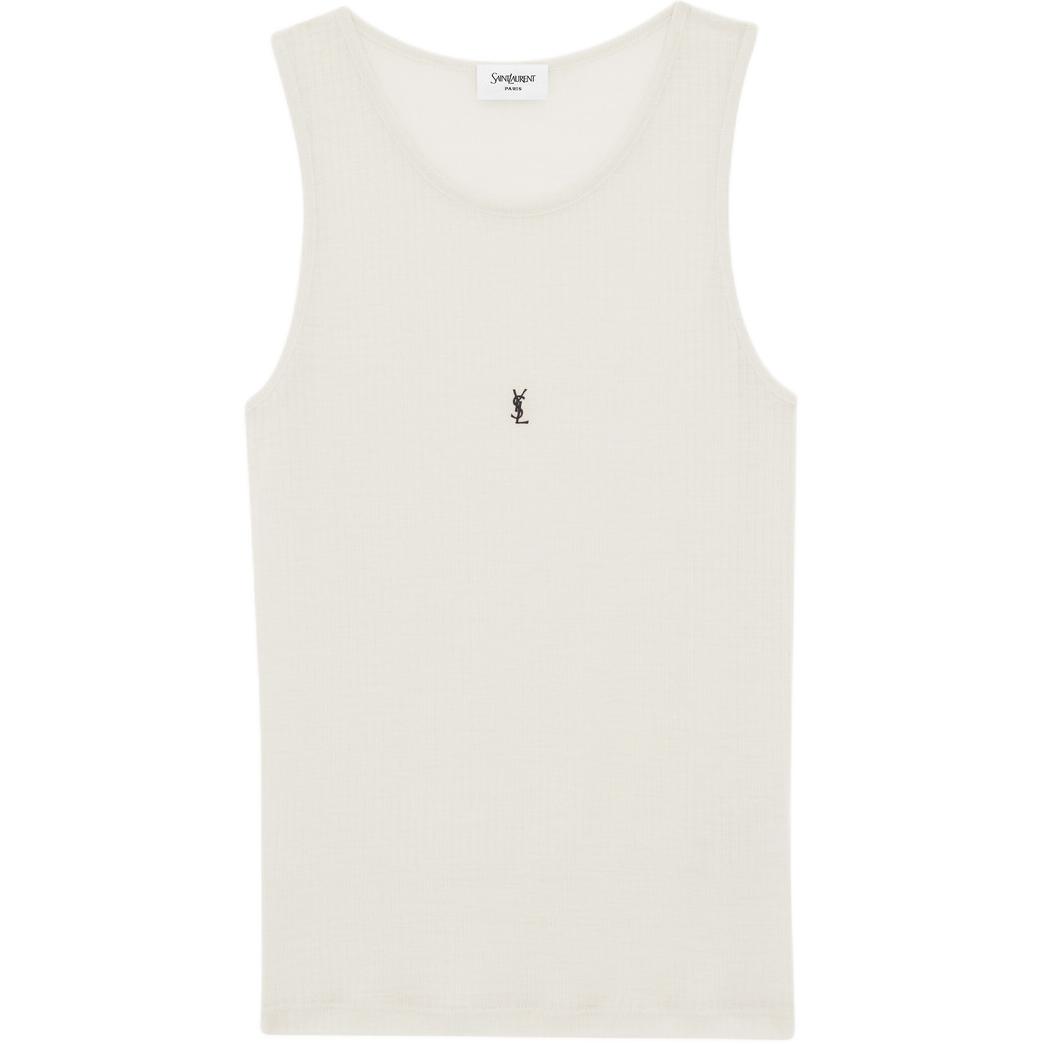 SS26 Топ SAINT LAURENT, белый
SS26 Топ SAINT LAURENT, белый