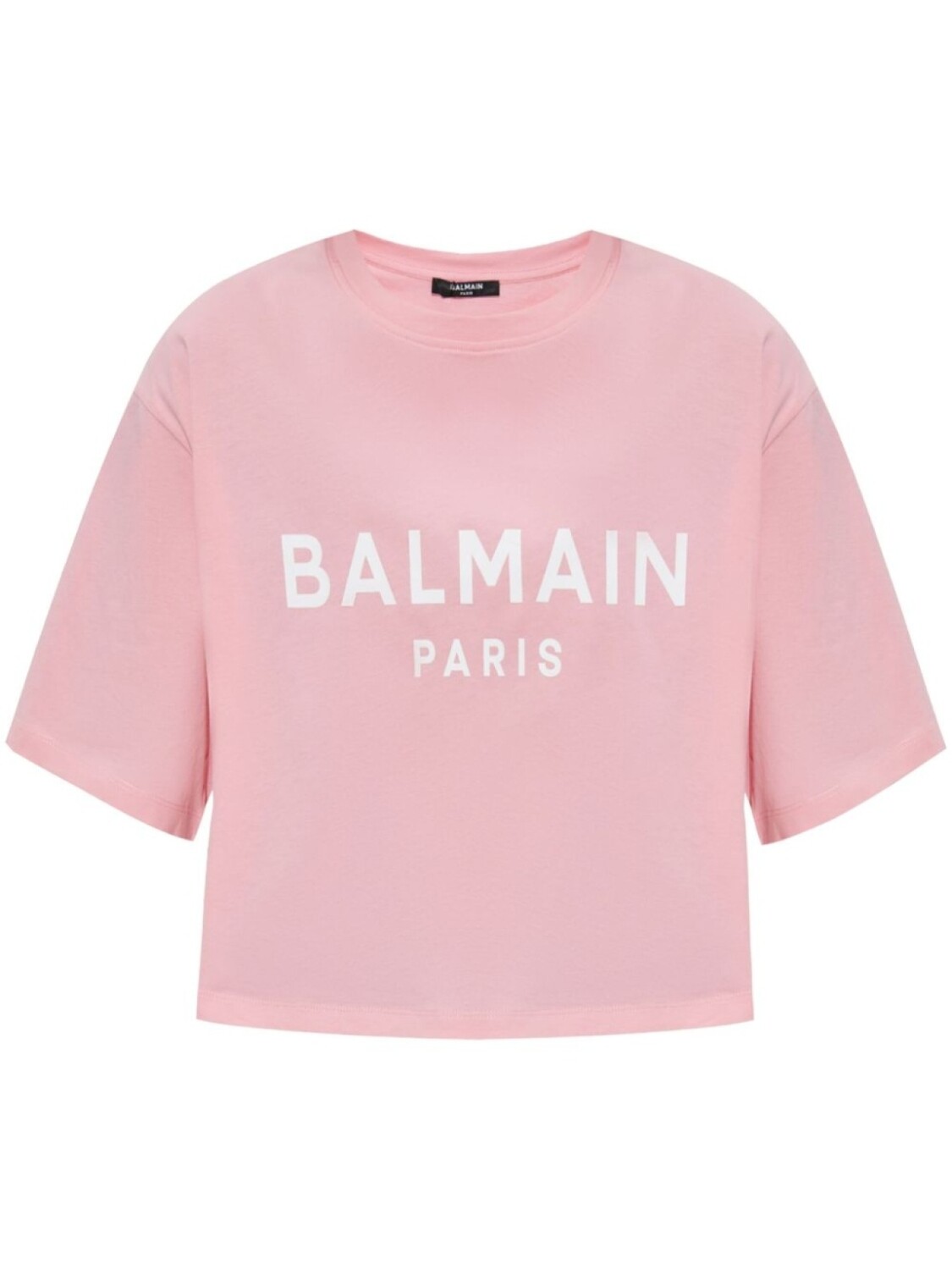 Футболка из хлопка с логотипом Balmain, розовый
Футболка из хлопка с логотипом Balmain, розовый