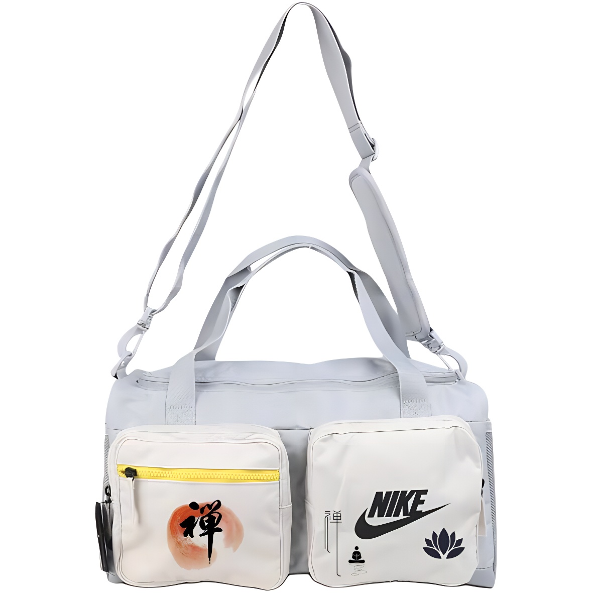 Nike Тканевая дорожная сумка унисекс светло-дымчато-серый, Zen path
Nike Тканевая дорожная сумка унисекс светло-дымчато-серый, Zen path