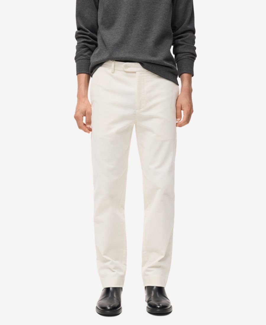 Мужские брюки из вельвета и хлопка стандартного кроя MANGO, Off White
Мужские брюки из вельвета и хлопка стандартного кроя MANGO, Off White