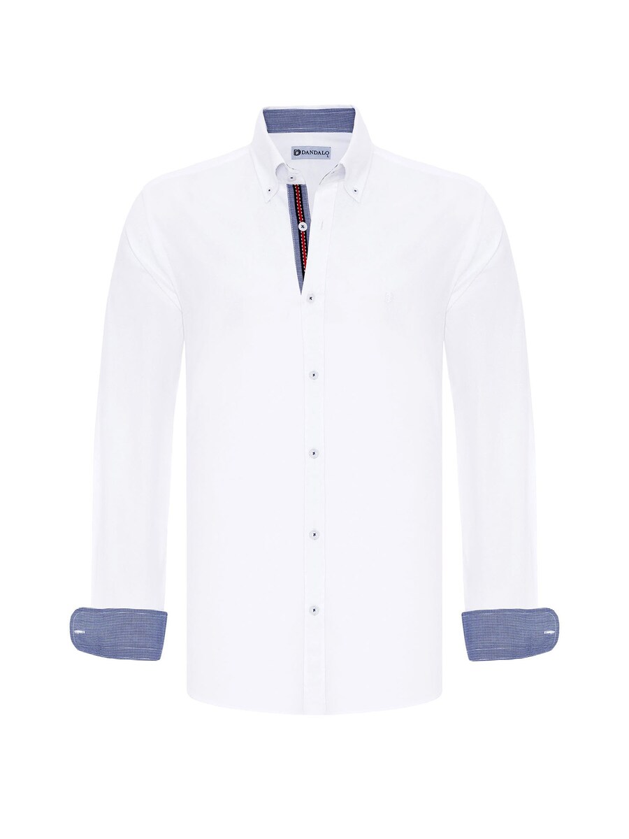 Рубашка обычного кроя на пуговицах Dandalo, белый
Рубашка обычного кроя на пуговицах Dandalo, белый