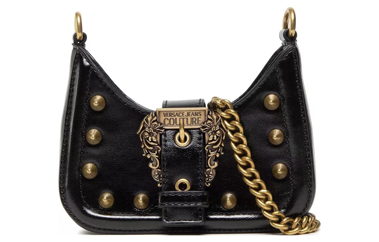 VERSACE JEANS COUTURE Кожаная сумка через плечо женская черная
VERSACE JEANS COUTURE Кожаная сумка через плечо женская черная