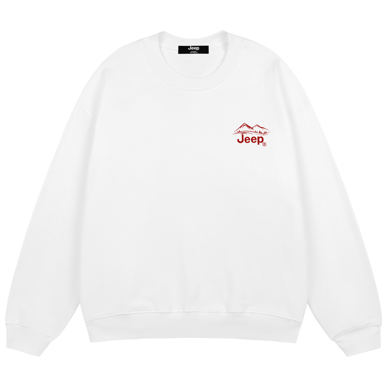 Унисекс свитшот Jeep, белый
Унисекс свитшот Jeep, белый
