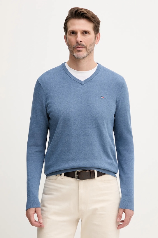 Хлопковый свитер Tommy Hilfiger, синий
Хлопковый свитер Tommy Hilfiger, синий