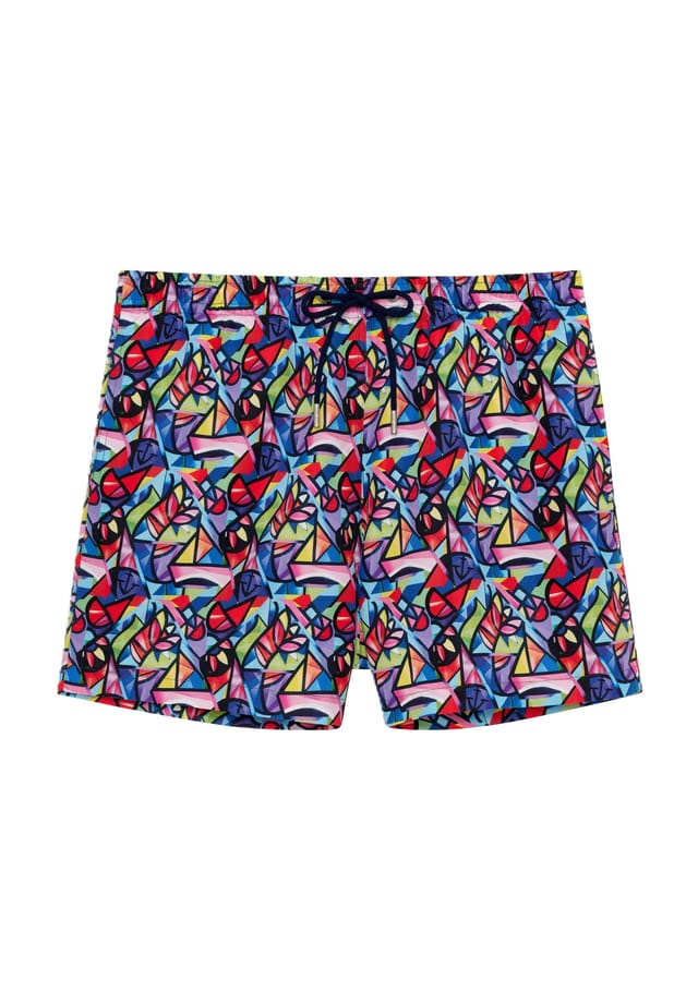 Плавки-Шорты с эластичным поясом и шнурком Hom, мультиколор
Плавки-Шорты с эластичным поясом и шнурком Hom, мультиколор