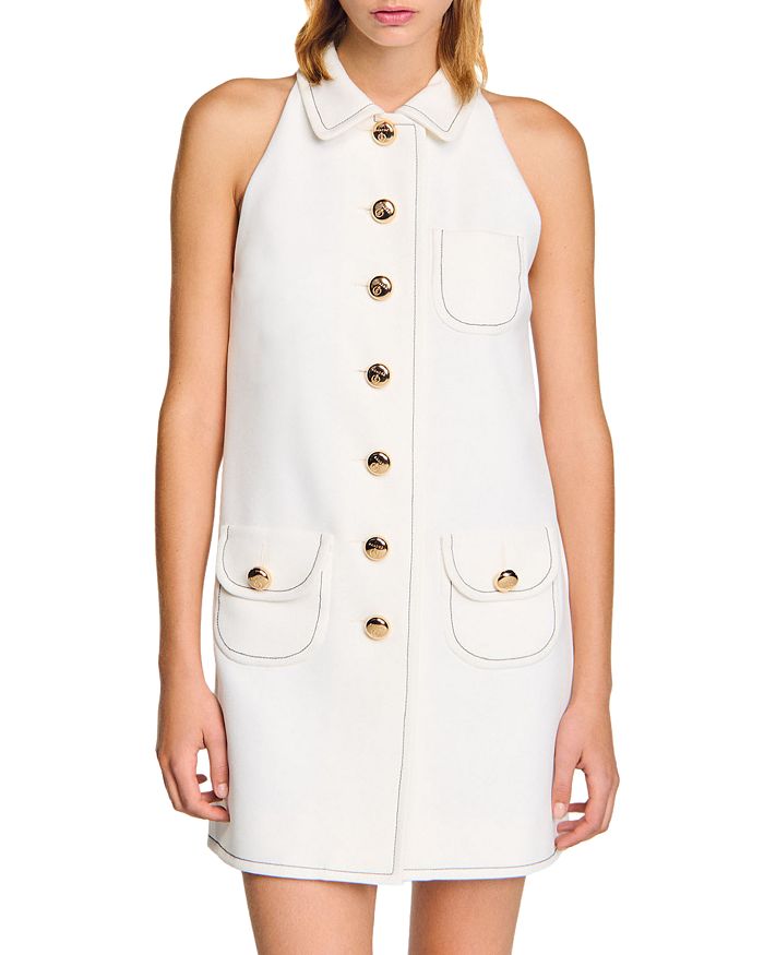 Платье с воротником «Питер Пэн» Sandro, слоновая кость/кремовый
Платье с воротником «Питер Пэн» Sandro, слоновая кость/кремовый