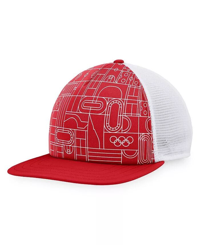 Мужская красная кепка Snapback с пятью панелями для Олимпийских игр Fanatics, красный
Мужская красная кепка Snapback с пятью панелями для Олимпийских игр Fanatics, красный