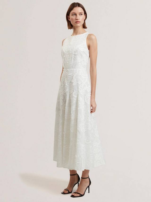 Миди-платье трапециевидной формы с цветочной вышивкой enkoaa Ted Baker, белый
Миди-платье трапециевидной формы с цветочной вышивкой enkoaa Ted Baker, белый