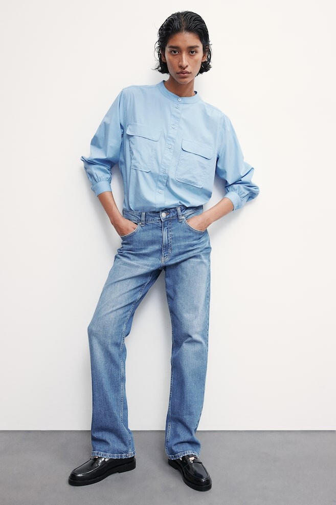 Блузка с карманами H&M, голубой
Блузка с карманами H&M, голубой