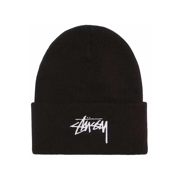 Кепка Nike x Stssy Cuff Beanie 'Black', черный 
Кепка Nike x Stssy Cuff Beanie 'Black', черный