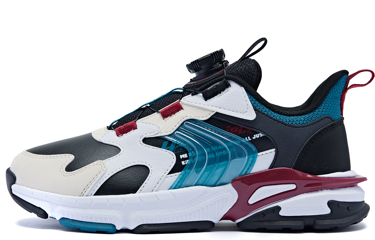 Скользоустойчивые амортизирующие низкие детские кроссовки для бега черно-голубые подростковые QIAODAN
Скользоустойчивые амортизирующие низкие детские кроссовки для бега черно-голубые подростковые QIAODAN