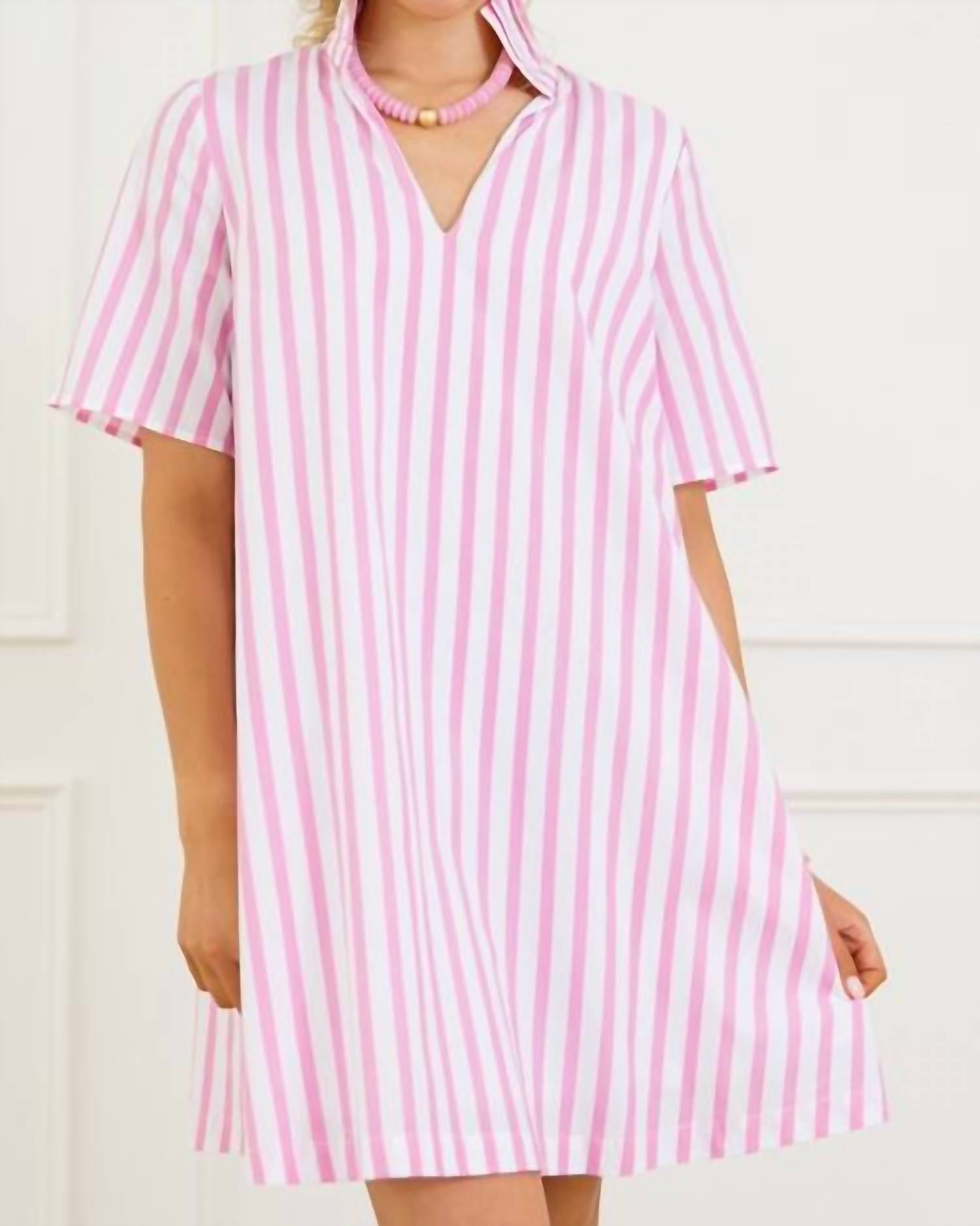 Оливия Платье в розовую полоску Adrienne
Оливия Платье в розовую полоску Adrienne