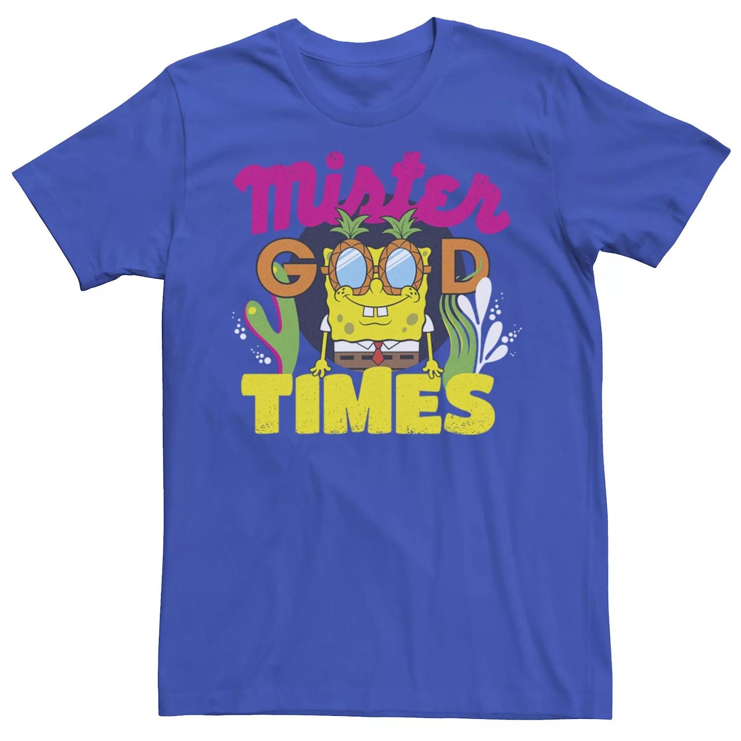Мужская футболка с портретом Spongebob Mister Good Times Licensed Character
Мужская футболка с портретом Spongebob Mister Good Times Licensed Character