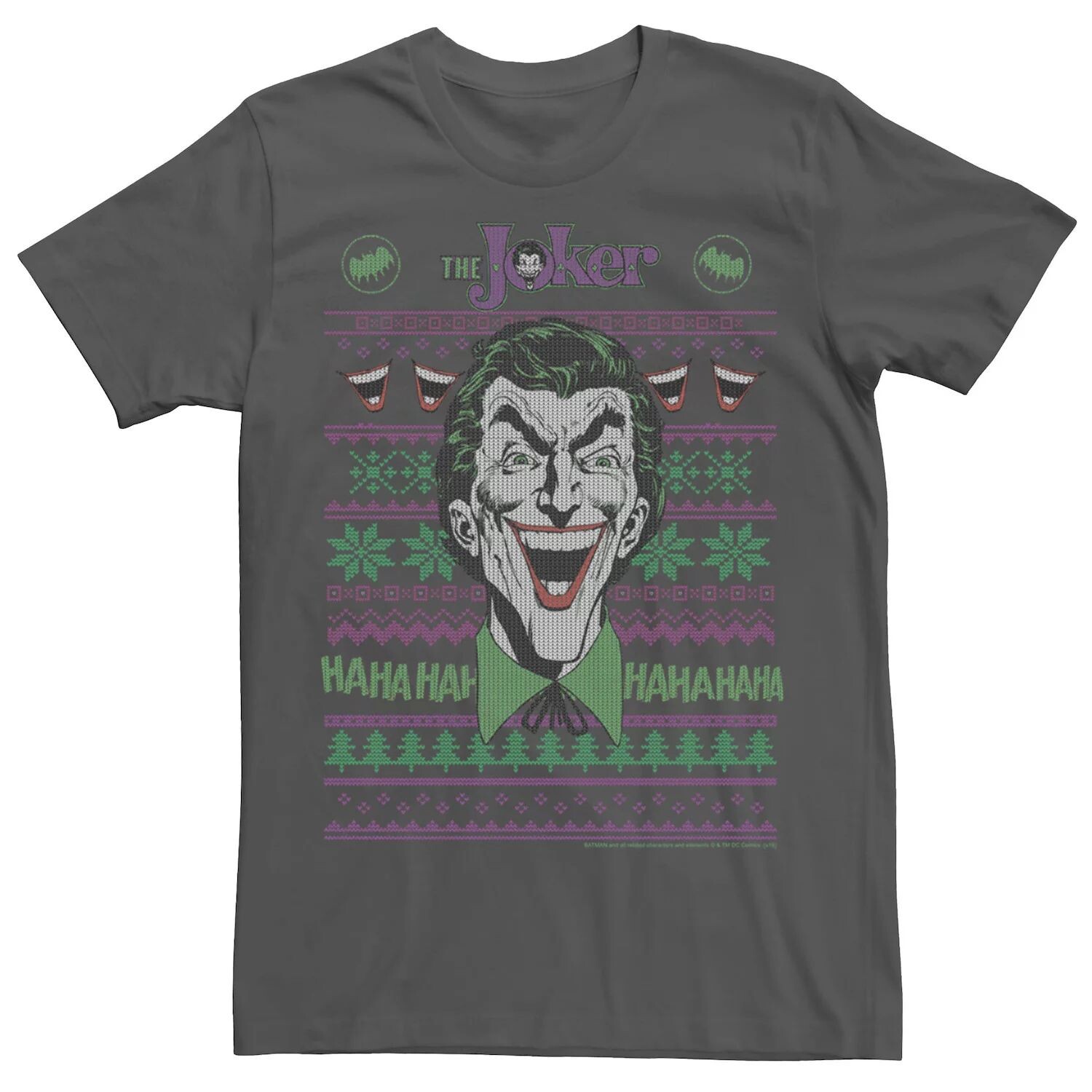 Мужская трикотажная футболка Batman Joker Head Shot DC Comics
Мужская трикотажная футболка Batman Joker Head Shot DC Comics