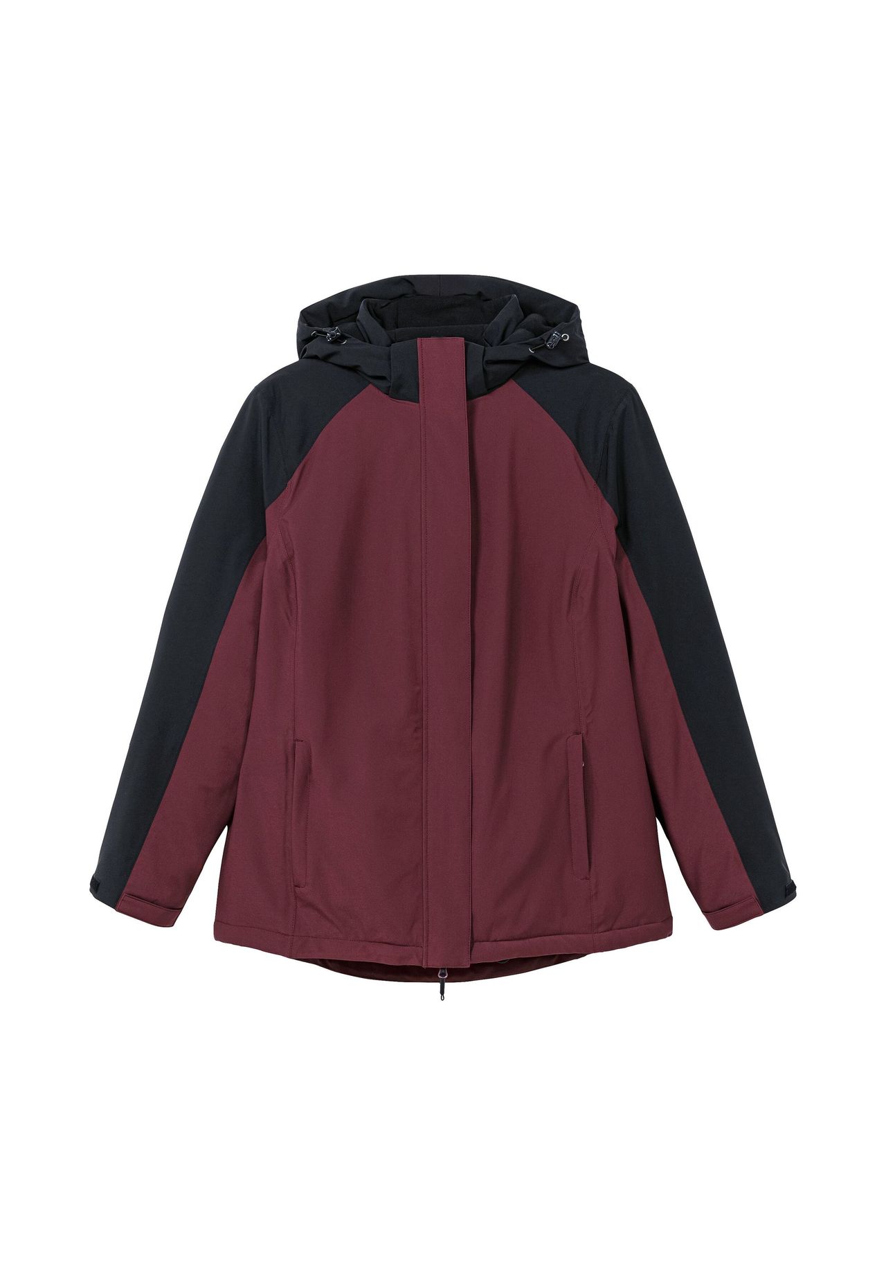 Функциональная куртка, дышащая, водонепроницаемая и ветрозащитная Sheego, бордово-черный
Функциональная куртка, дышащая, водонепроницаемая и ветрозащитная Sheego, бордово-черный