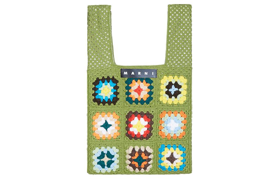 MARNI Тканевая корзина сумка женская маленькая зеленая разноцветная
MARNI Тканевая корзина сумка женская маленькая зеленая разноцветная