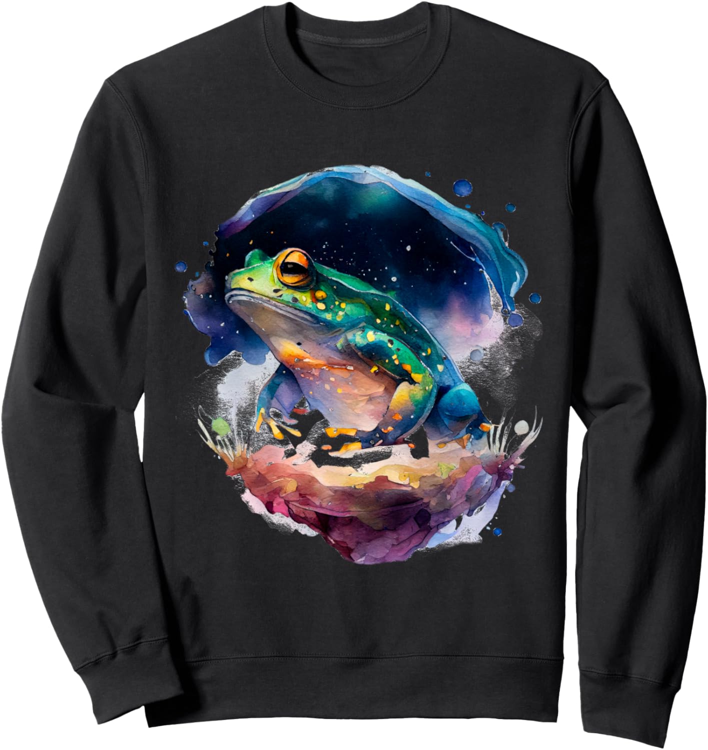 Красочная толстовка с изображением лягушки, космической дикой природы Vibrant Wildlife Amphibian Nature Art, черный
Красочная толстовка с изображением лягушки, космической дикой природы Vibrant Wildlife Amphibian Nature Art, черный