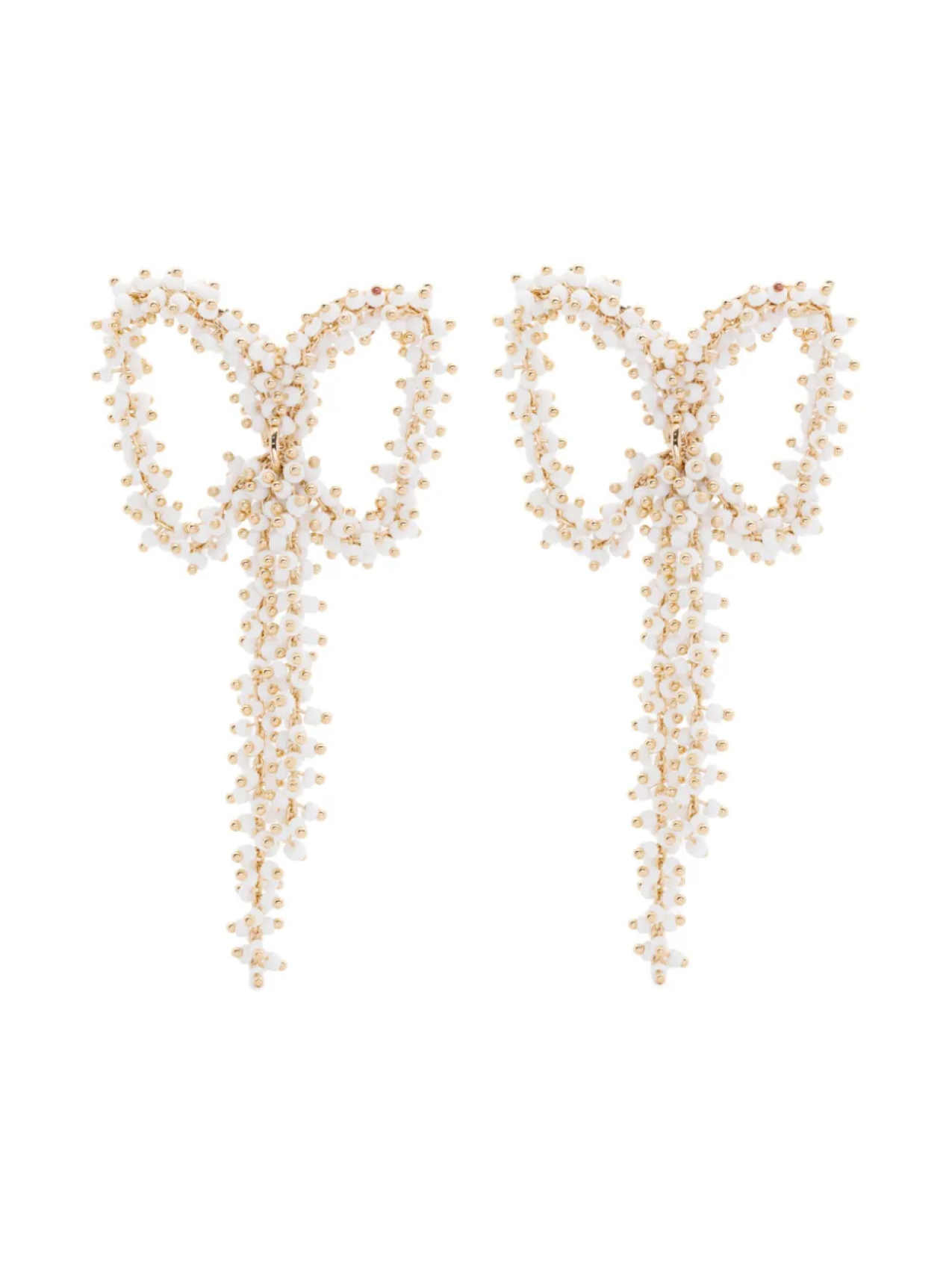 BEATRIZ PALACIOS серьги в форме бантов, белый
BEATRIZ PALACIOS серьги в форме бантов, белый