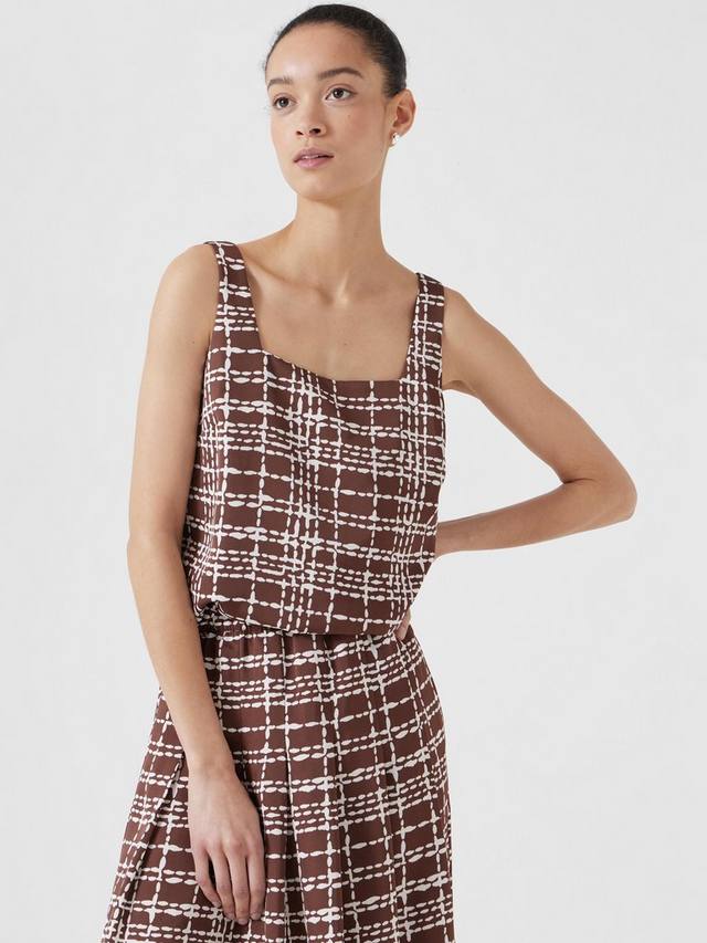 Топ с квадратным вырезом HUSH, цвет Brown/White
Топ с квадратным вырезом HUSH, цвет Brown/White