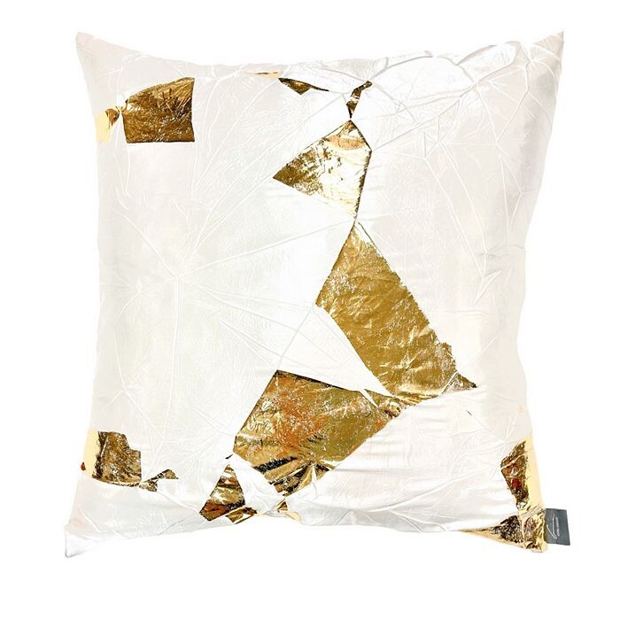 Aviva Stanoff Gold Facet Ivoire Шелковая подушка с ручной росписью, 20 x 20 дюймов, белый
Aviva Stanoff Gold Facet Ivoire Шелковая подушка с ручной росписью, 20 x 20 дюймов, белый