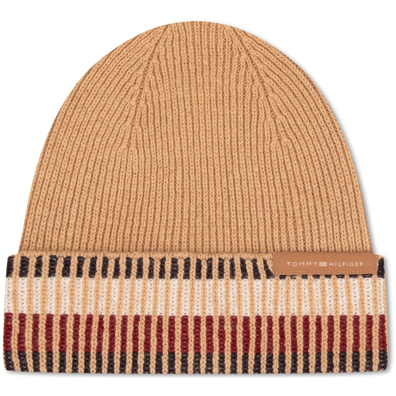 Tommy Hilfiger Шерстяная вязаная шапка мужская, Khaki RBL
Tommy Hilfiger Шерстяная вязаная шапка мужская, Khaki RBL