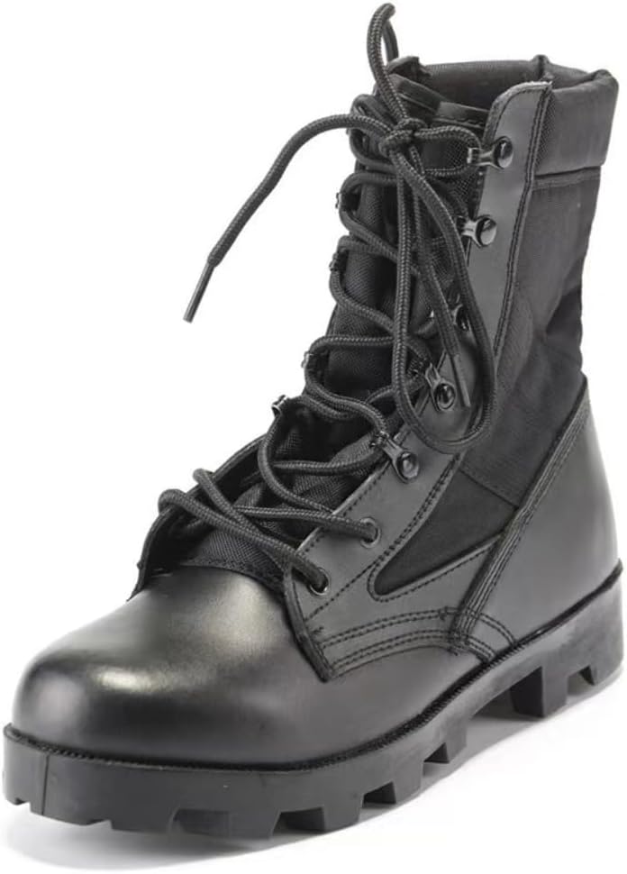 Мужские вьетнамские армейские ботинки для джунглей, камуфляжные тактические военные ботинки Geerta, черный
Мужские вьетнамские армейские ботинки для джунглей, камуфляжные тактические военные ботинки Geerta, черный