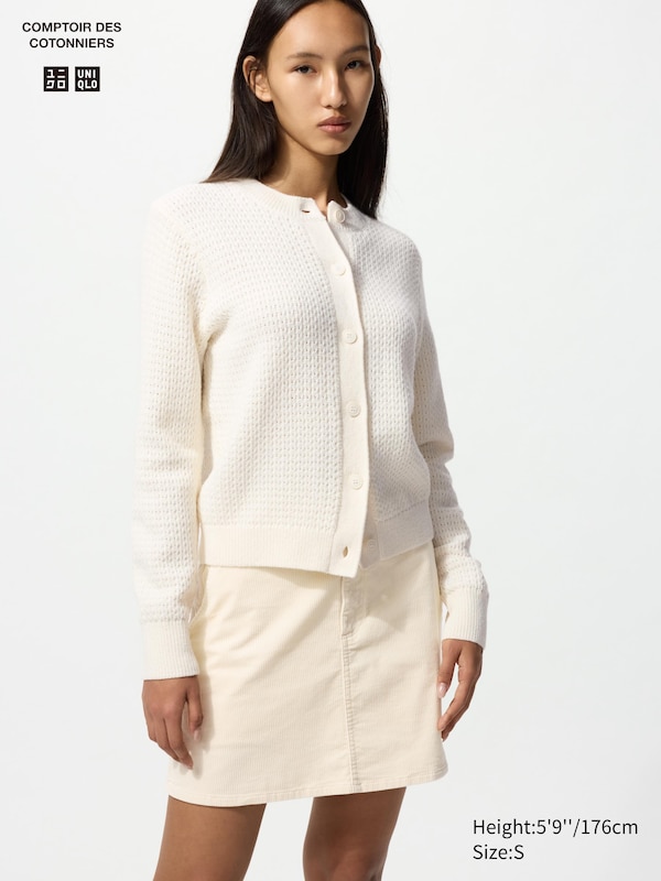 Вельветовая мини-юбка Uniqlo, 01 off white
Вельветовая мини-юбка Uniqlo, 01 off white