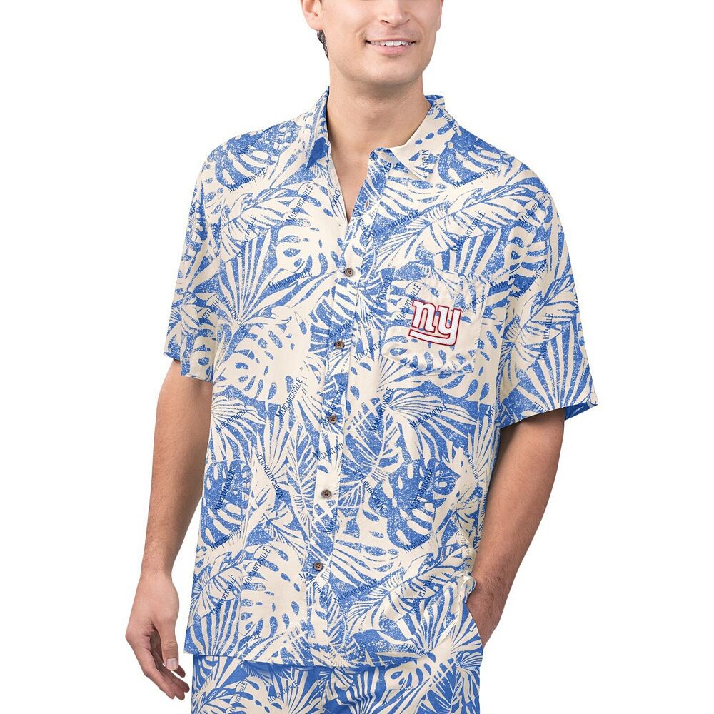 Мужская рубашка на пуговицах с принтом Monstera Margaritaville Tan New York Giants Sand Washed, цвет Gia Multi
Мужская рубашка на пуговицах с принтом Monstera Margaritaville Tan New York Giants Sand Washed, цвет Gia Multi