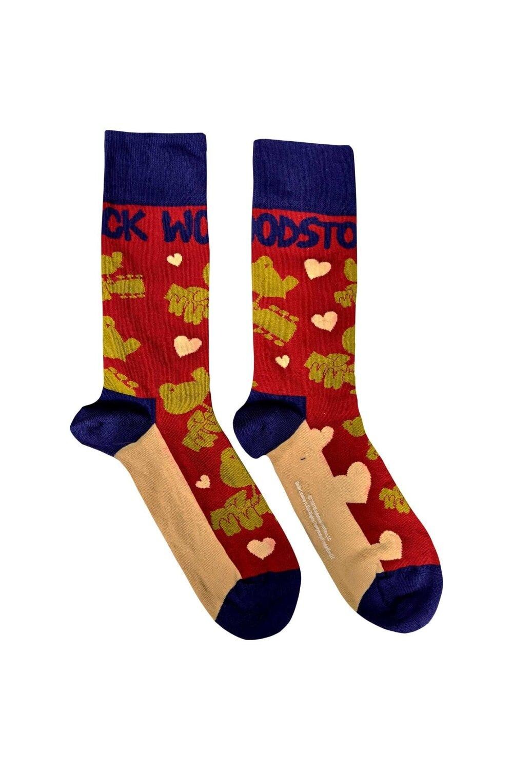 Носки до щиколотки с птицами и сердечками Woodstock, красный
Носки до щиколотки с птицами и сердечками Woodstock, красный