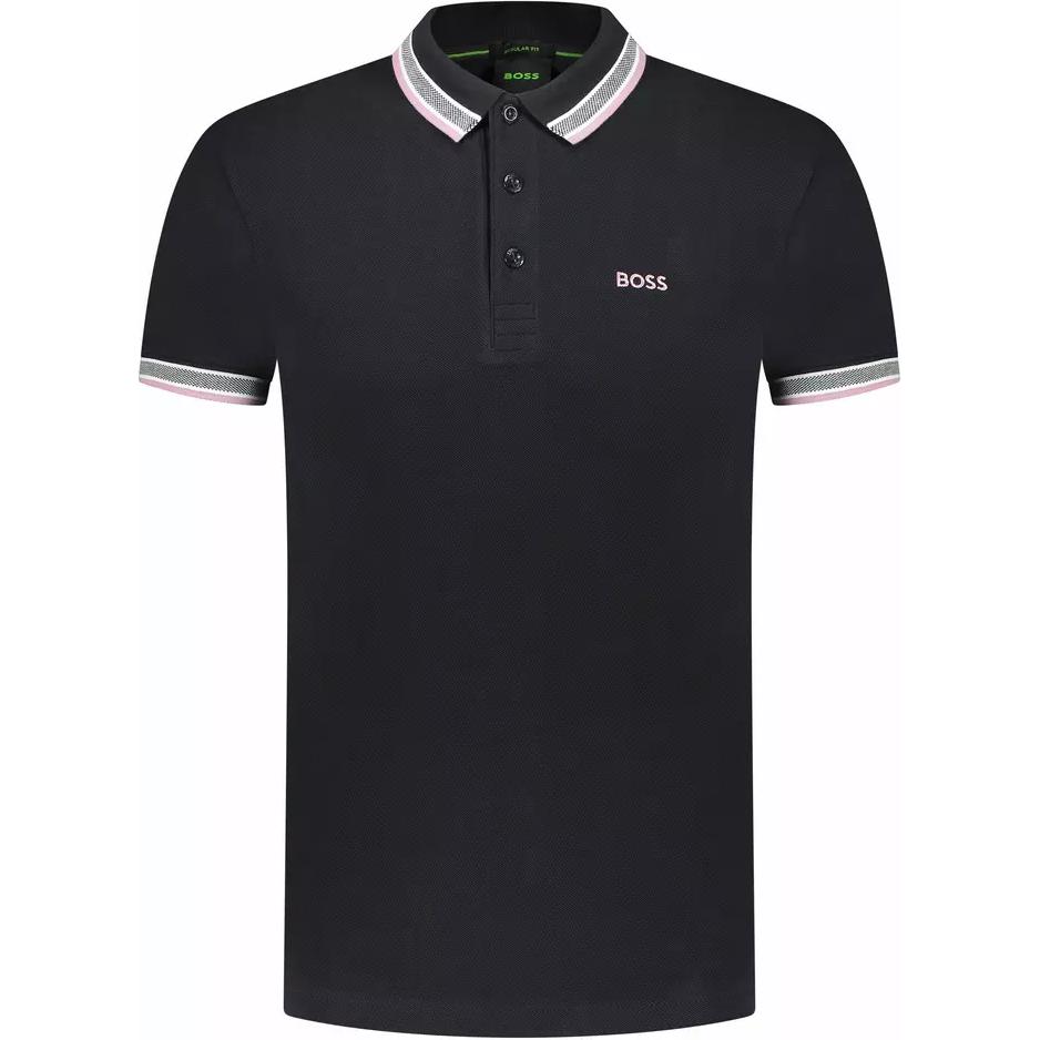 Футболка поло с коротким рукавом и вышитым логотипом HUGO BOSS, темно-синяя
Футболка поло с коротким рукавом и вышитым логотипом HUGO BOSS, темно-синяя