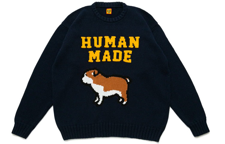Вязаный свитшот HUMAN MADE, темно-синий
Вязаный свитшот HUMAN MADE, темно-синий