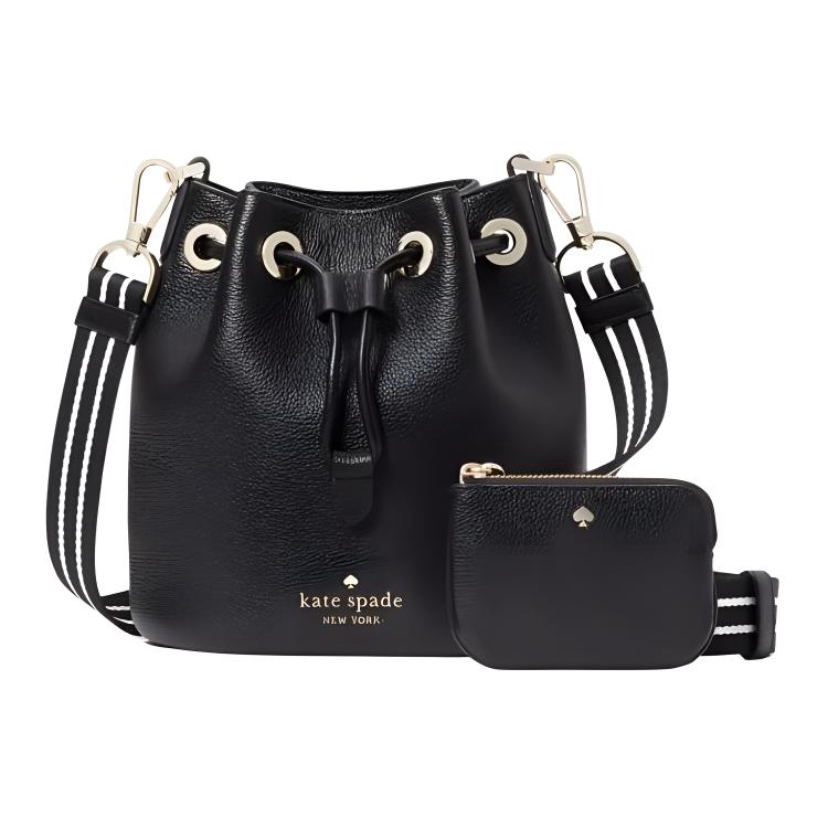 Кожаная сумка-ведро pebble, через плечо, кроссбоди мини women's black Kate Spade
Кожаная сумка-ведро pebble, через плечо, кроссбоди мини women's black Kate Spade