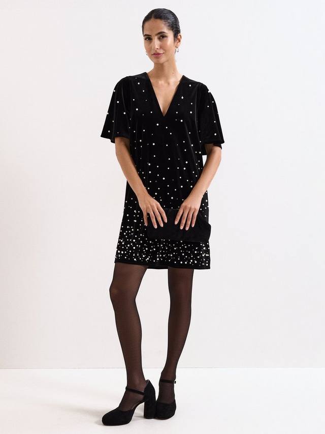 Платье из бархата с пайетками Phase Eight, Black
Платье из бархата с пайетками Phase Eight, Black