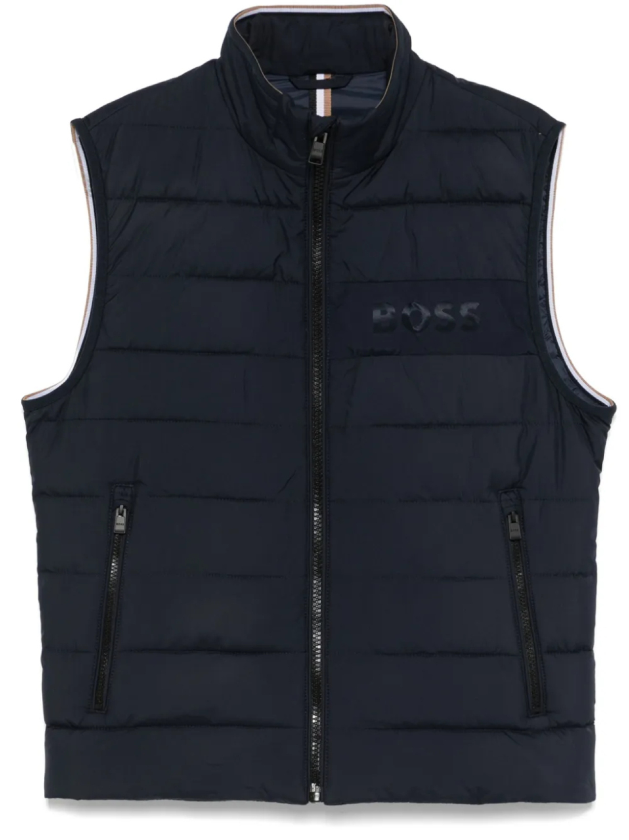 Водоотталкивающий жилет с логотипом BOSS, синий
Водоотталкивающий жилет с логотипом BOSS, синий