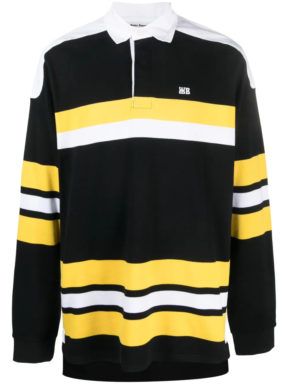 Рубашка поло с длинными рукавами Wales Bonner, черный
Рубашка поло с длинными рукавами Wales Bonner, черный