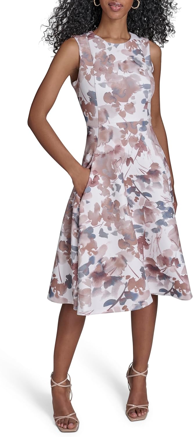 Женское платье без рукавов с цветочным принтом Calvin Klein, Luggage Multi
Женское платье без рукавов с цветочным принтом Calvin Klein, Luggage Multi