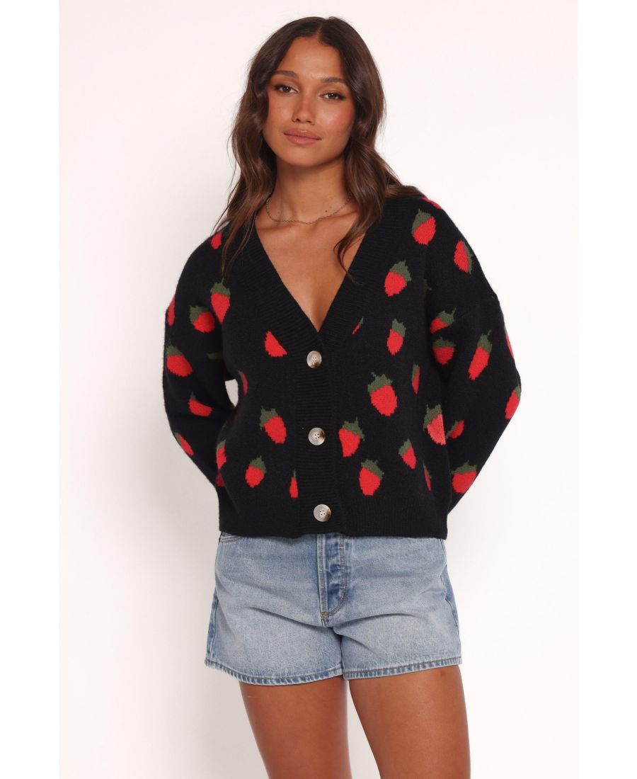 Женский вязаный кардиган Judson Strawberry - черный Petal and Pup, Black
Женский вязаный кардиган Judson Strawberry - черный Petal and Pup, Black