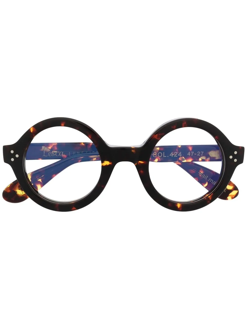 Очки Phil в круглой оправе Lesca, коричневый
Очки Phil в круглой оправе Lesca, коричневый