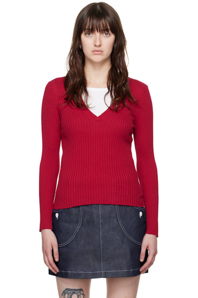 Красный свитер Camille от Katie Holmes Edition A.P.C.
Красный свитер Camille от Katie Holmes Edition A.P.C.