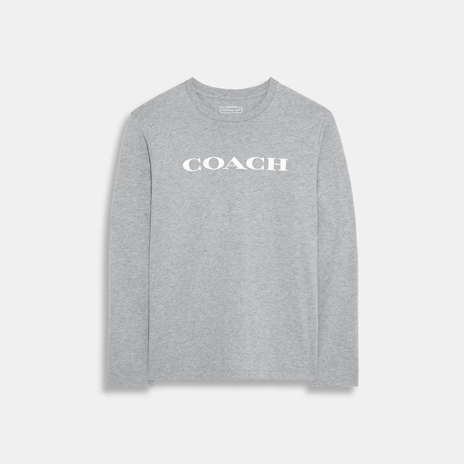 Футболка с длинными рукавами Coach Outlet Essential из органического хлопка, цвет Heather Grey
Футболка с длинными рукавами Coach Outlet Essential из органического хлопка, цвет Heather Grey