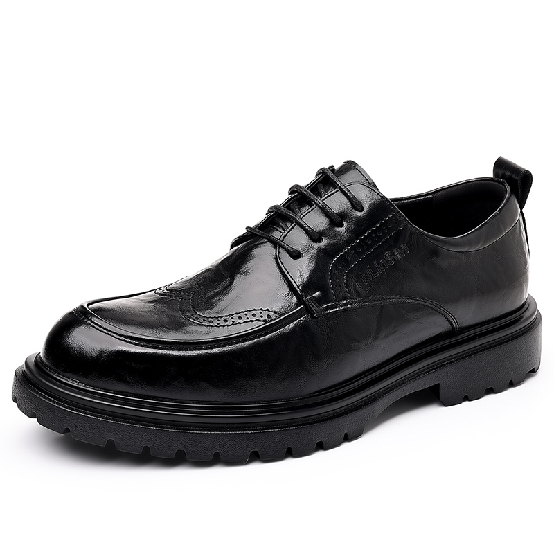 Mulinsen Мужские повседневные туфли с низким верхом, черные/коричневые
Mulinsen Мужские повседневные туфли с низким верхом, черные/коричневые