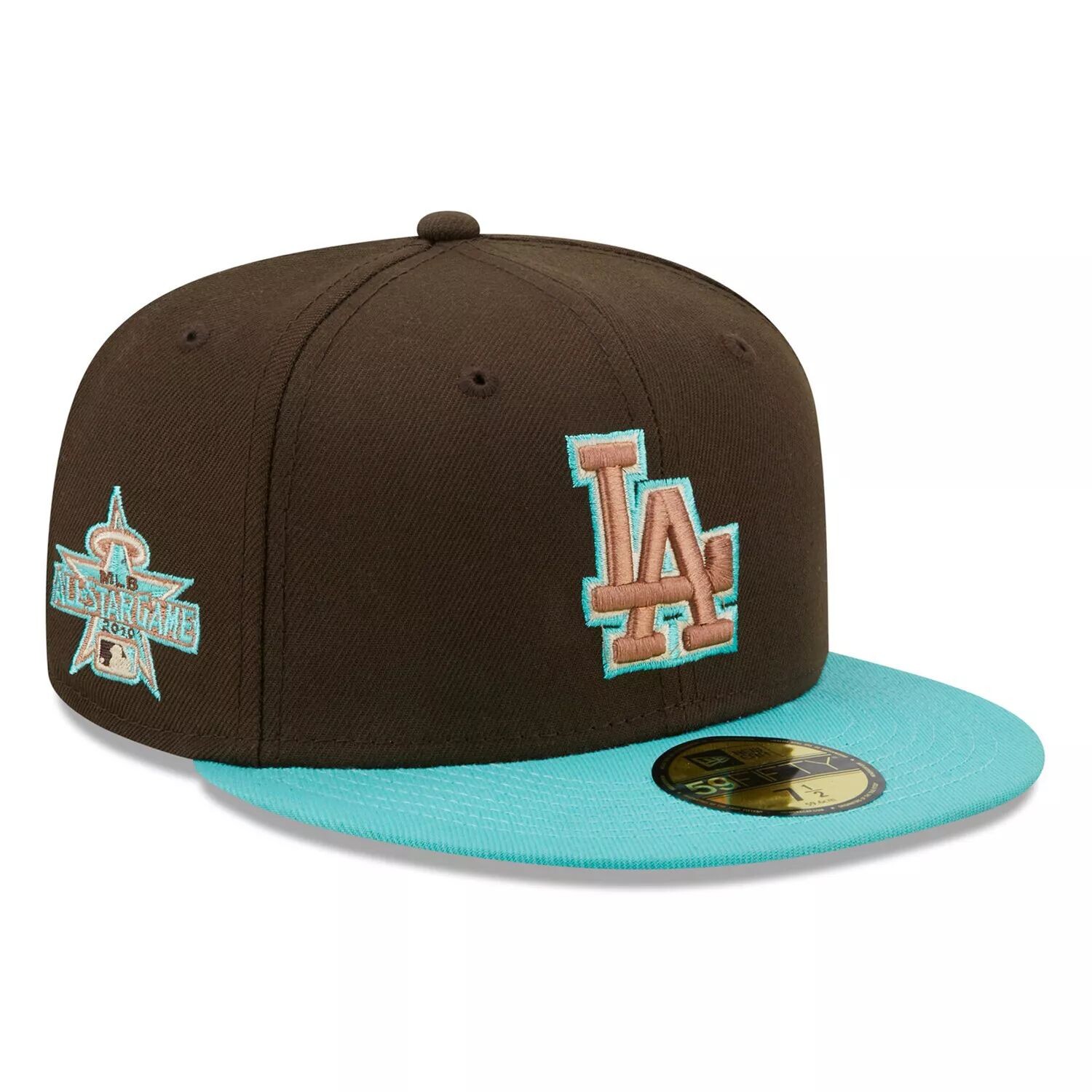 Мужская приталенная шляпа New Era коричнево-мятная Los Angeles Dodgers Walnut Mint 59FIFTY
Мужская приталенная шляпа New Era коричнево-мятная Los Angeles Dodgers Walnut Mint 59FIFTY