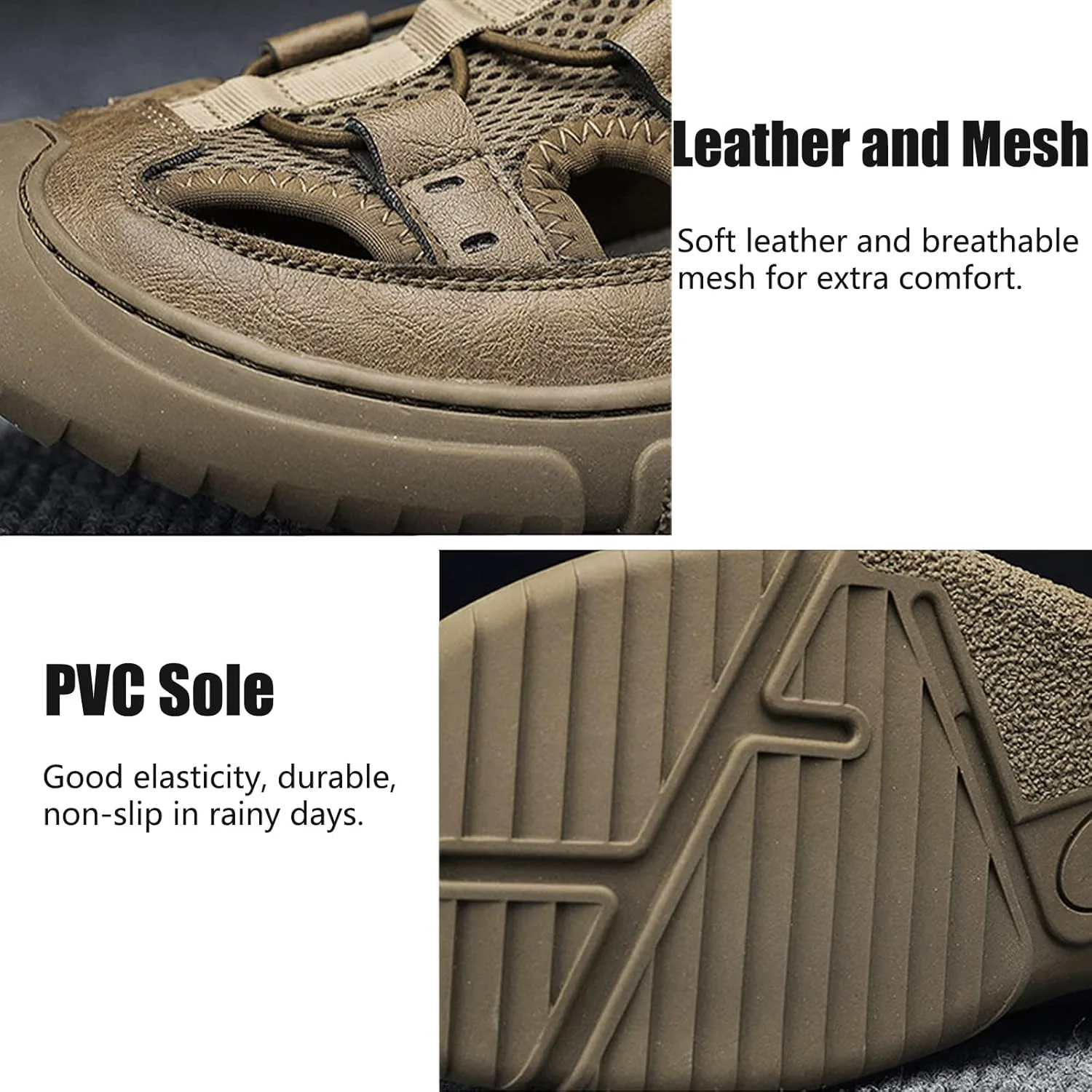 Мужские сандалии Optigard с закрытым носком, кожаные, в стиле «рыбак», с застежкой-липучкой, повседневные, дышащие, для прогулок на открытом воздухе, спортивные, противоскользящие, для вождения, серый
Мужские сандалии Optigard с закрытым носком, кожаные, в стиле «рыбак», с застежкой-липучкой, повседневные, дышащие, для прогулок на открытом воздухе, спортивные, противоскользящие, для вождения, серый