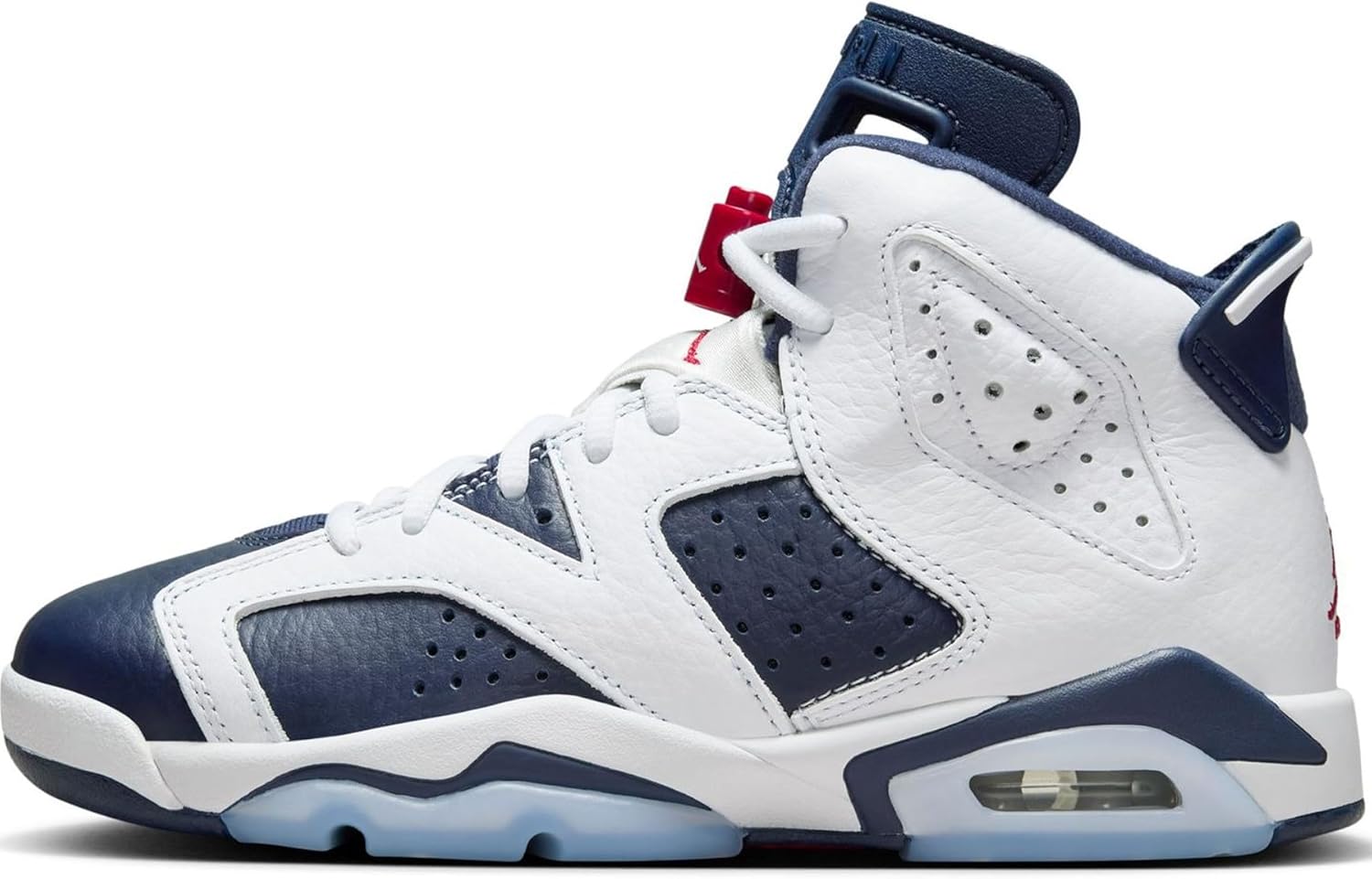 Кроссовки Nike Jordan 6 Retro для мальчиков, белый/красный/синий/темно-синий
Кроссовки Nike Jordan 6 Retro для мальчиков, белый/красный/синий/темно-синий