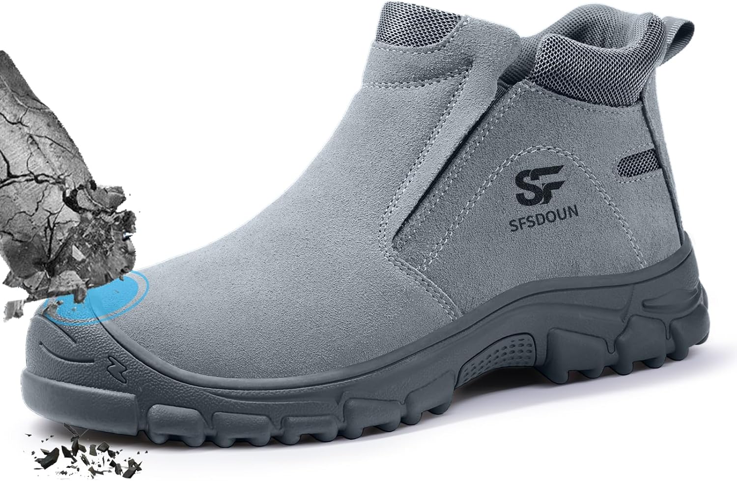 Сварочные ботинки SFSDOUN для мужчин, рабочие ботинки без шнурков с неразрушимым стальным носком для мужчин, огнестойкие защитные ботинки со стальным носком для мужчин, рабочая обувь для сварщиков-строителей, серый
Сварочные ботинки SFSDOUN для мужчин, рабочие ботинки без шнурков с неразрушимым стальным носком для мужчин, огнестойкие защитные ботинки со стальным носком для мужчин, рабочая обувь для сварщиков-строителей, серый