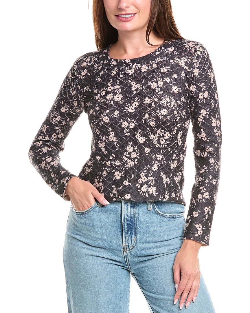 Свитер из шерстяной смелки с алмазным узором Saltwater Luxe, черный
Свитер из шерстяной смелки с алмазным узором Saltwater Luxe, черный