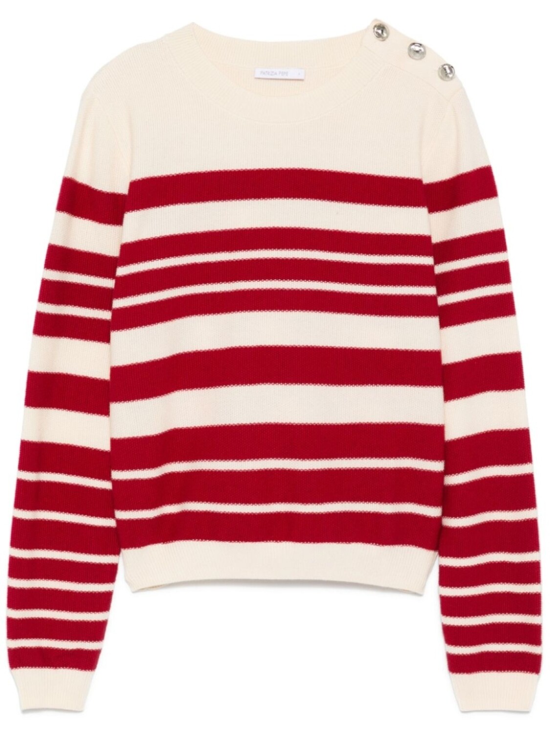 Patrizia Pepe свитер с пуговицами, нейтральный
Patrizia Pepe свитер с пуговицами, нейтральный