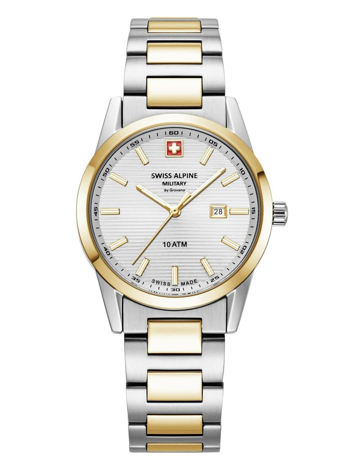 Swiss Alpine Military by Grovana Аналоговые женские часы серебристого цвета
Swiss Alpine Military by Grovana Аналоговые женские часы серебристого цвета